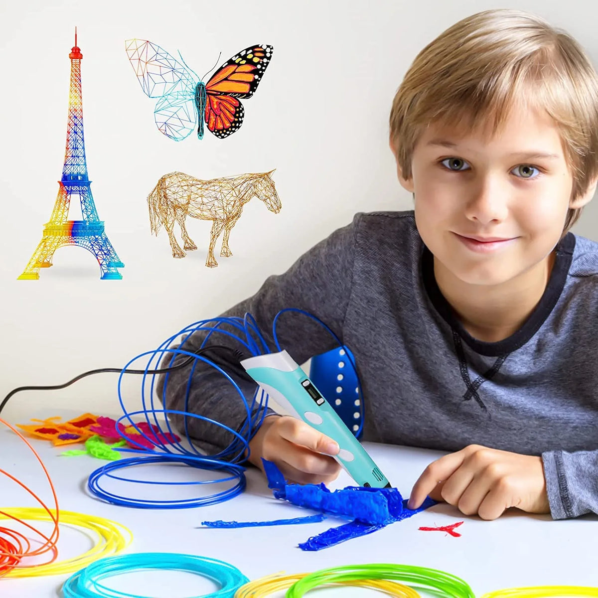 3D Printing Pen with LCD Screen