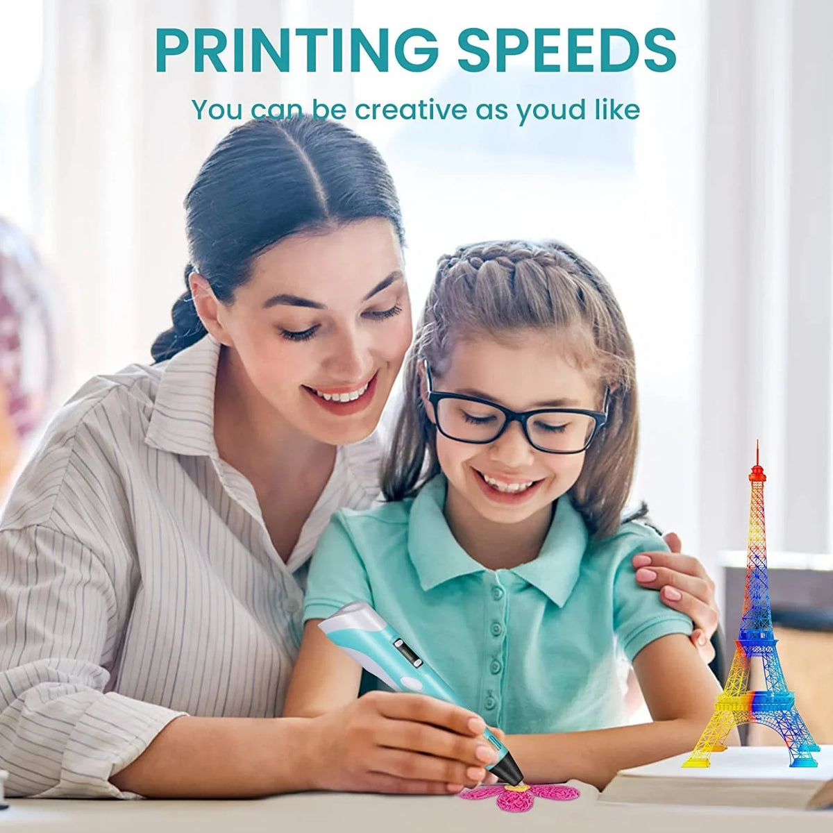 3D Printing Pen with LCD Screen