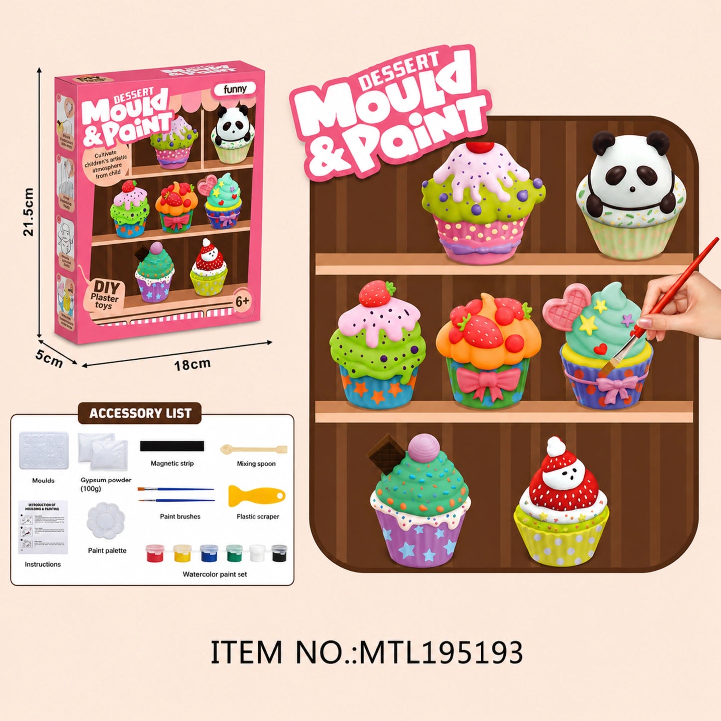 Dessert Mould & Paint DIY