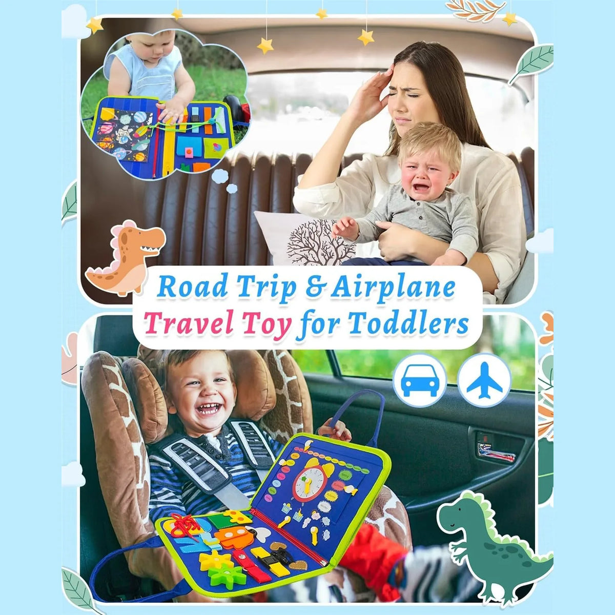 Busy Board Sensory Book