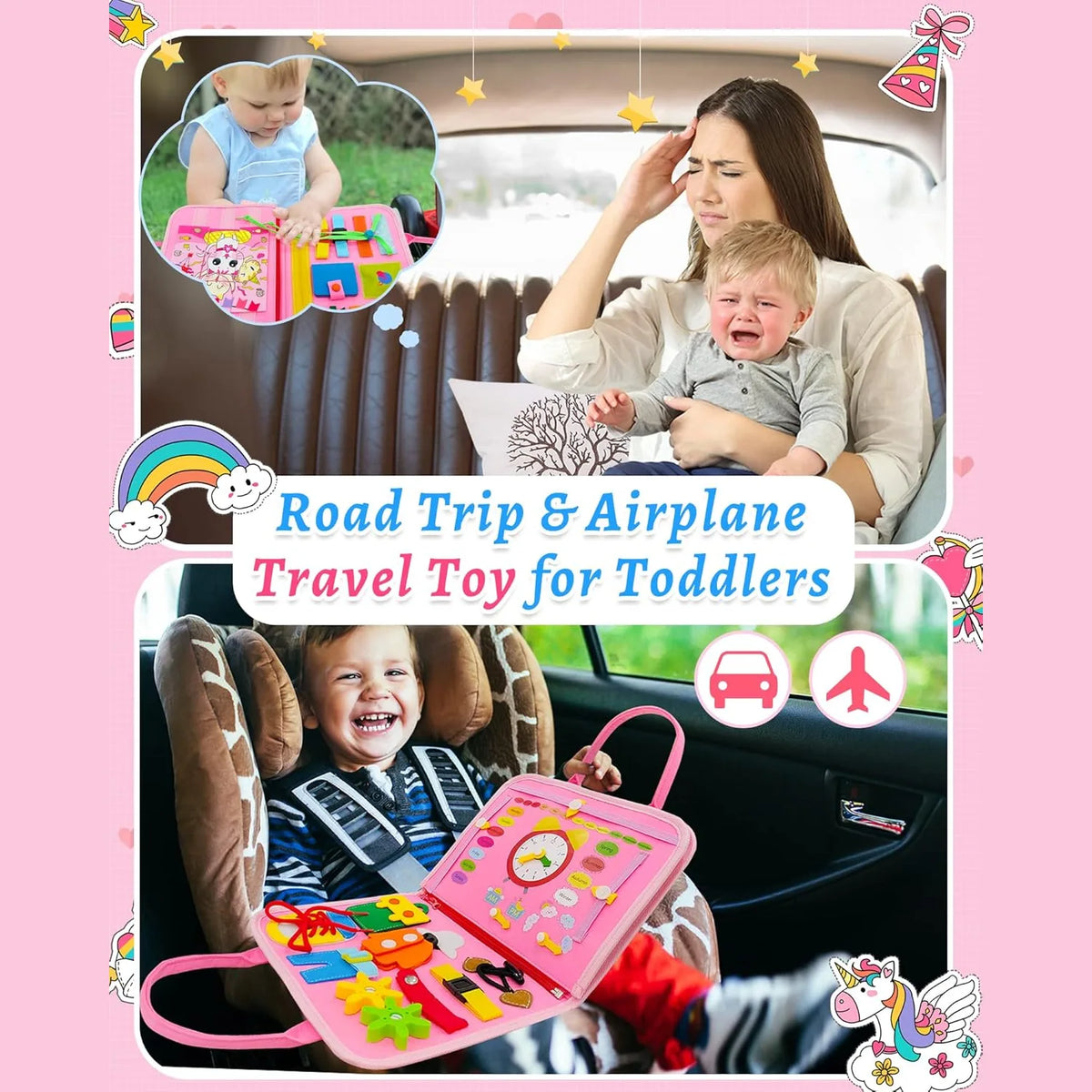 Busy Board Sensory Book