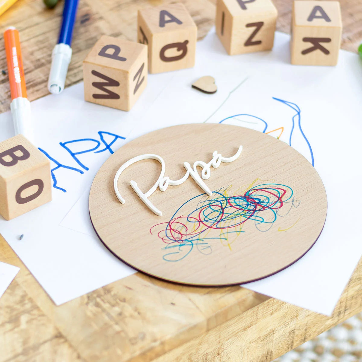 Customizable Plaque Papa or Mummy