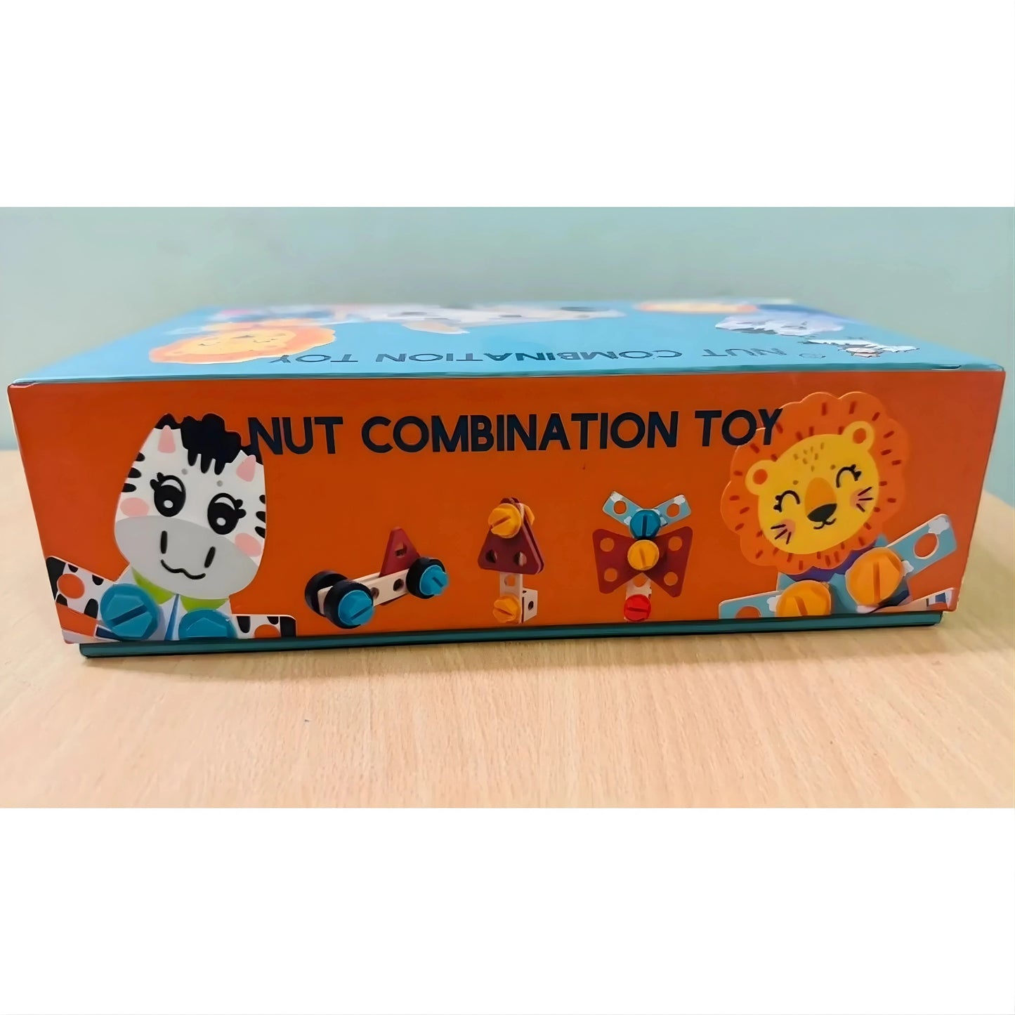 Wooden Nut & Bolt Construction Toy