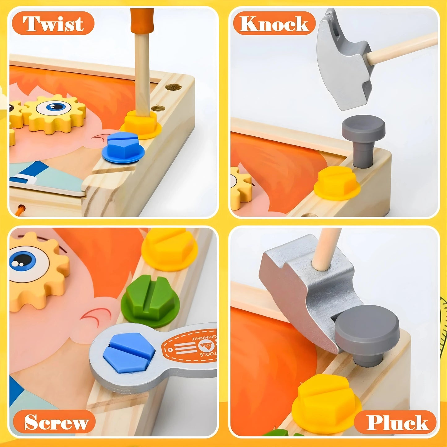 Wooden Tool Kit Toy
