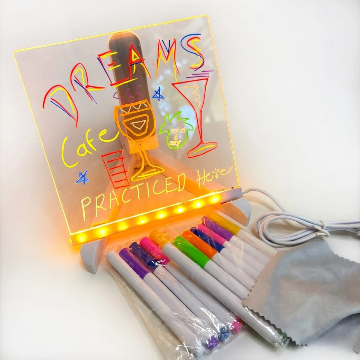 DIY Acrylic LED Writing Lamp