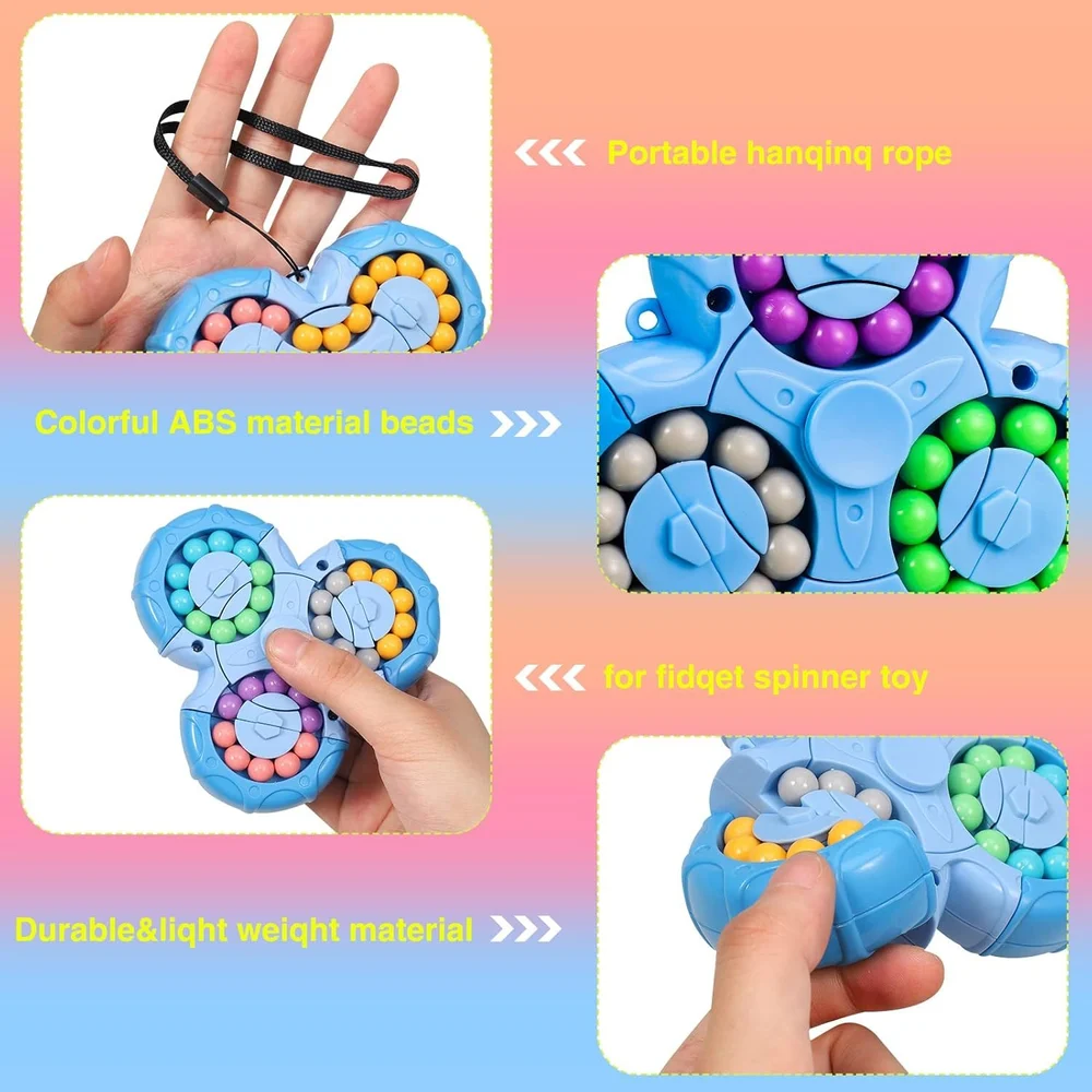 Magic Bean Rotating Cube Age 3+ Kids
