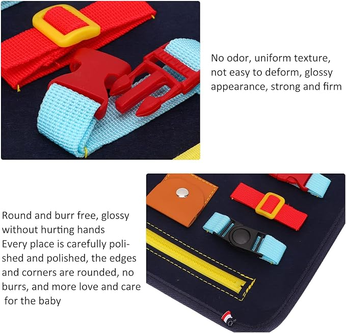 Busy Board Sensory Book