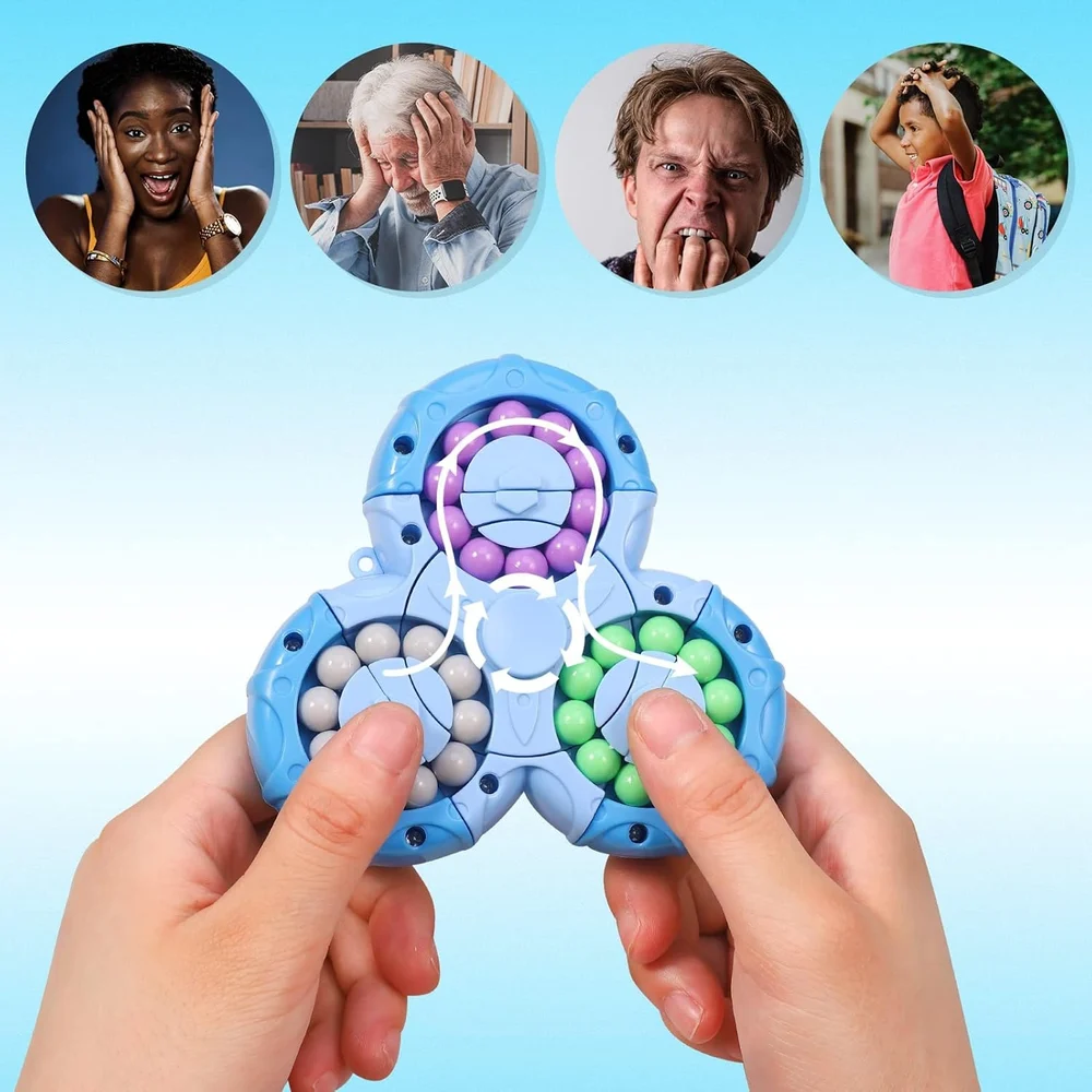 Magic Bean Rotating Cube Age 3+ Kids