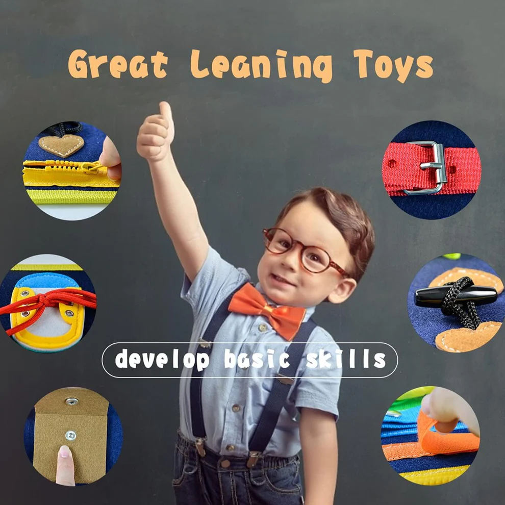 Busy Board Sensory Book