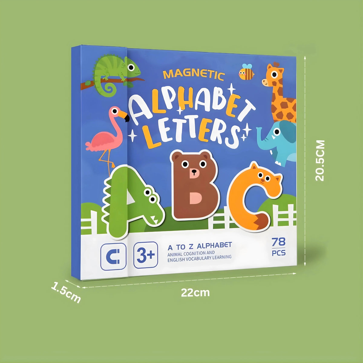 Magnetic Alphabet Letters Book
