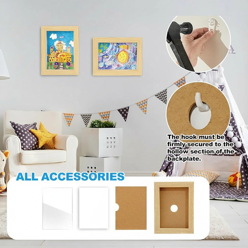 Kids Artwork Display & Storage Frame - A3