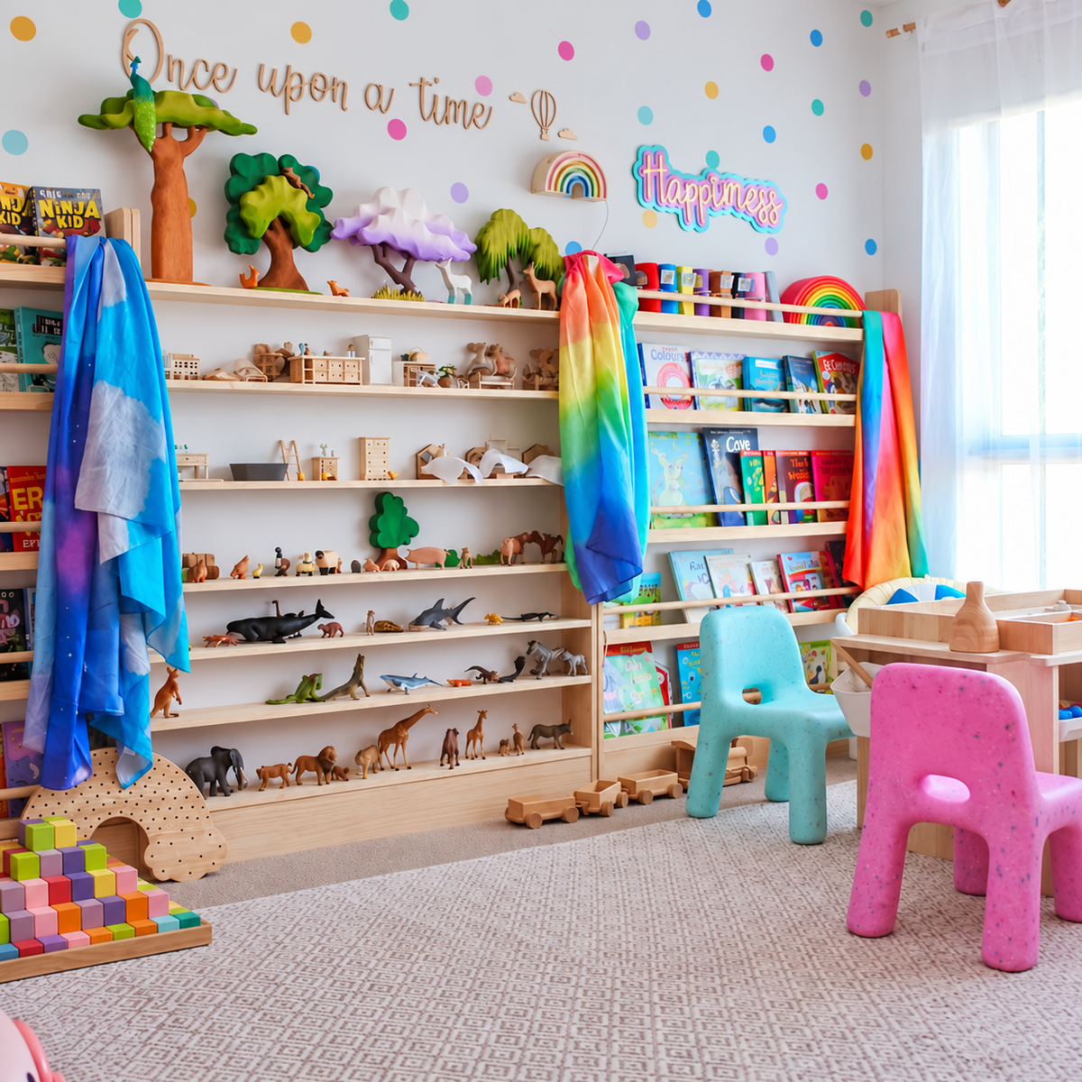Slim-Line Toy Shelf, 7 Tier