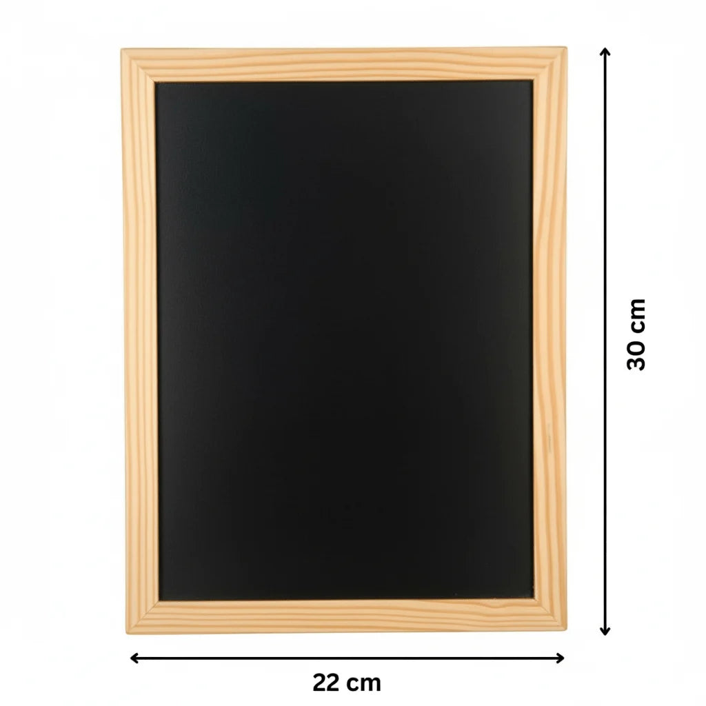 Wooden Double Sided Blackboard Slate