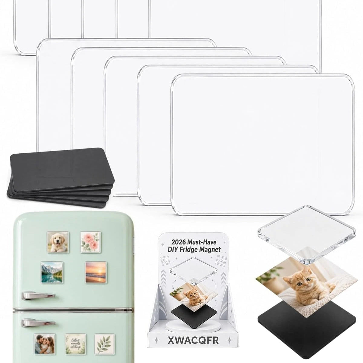 DIY Acrylic Fridge Magnet Kit