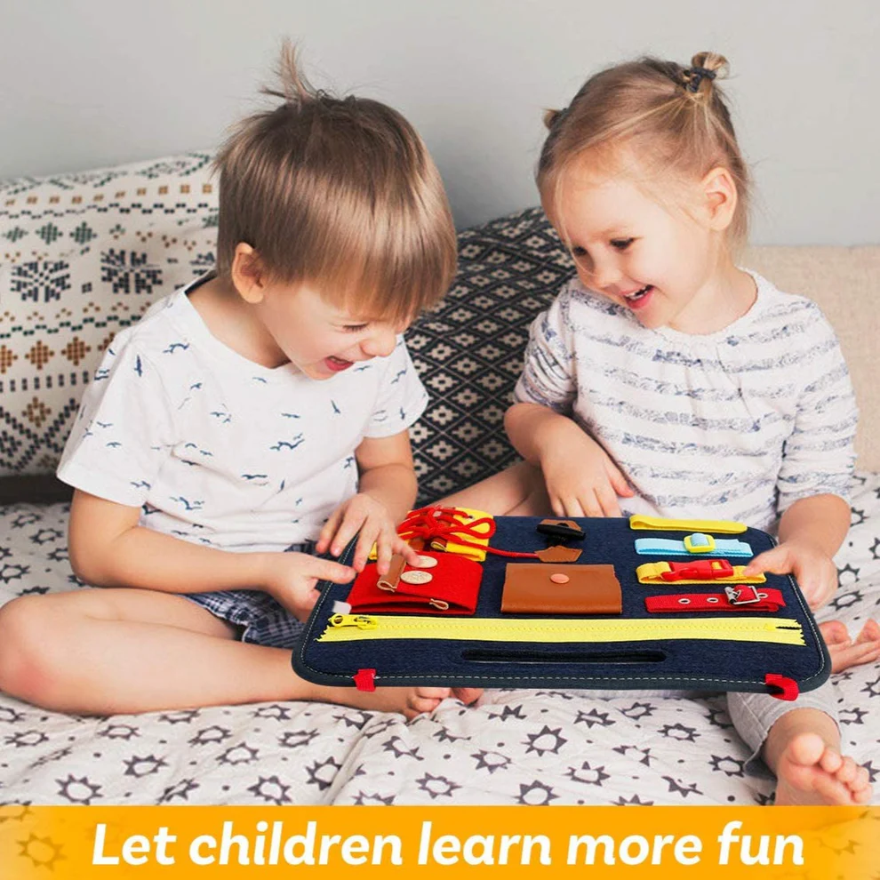 Busy Board Sensory Book