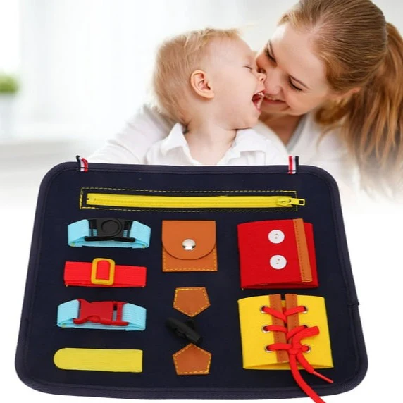 Busy Board Sensory Book