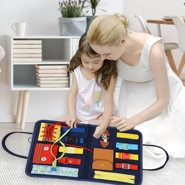 Busy Board Sensory Book