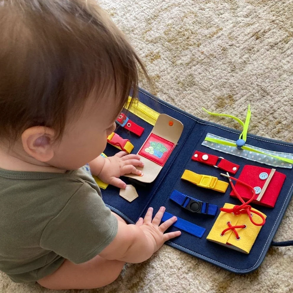 Busy Board Sensory Book