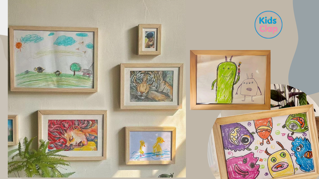 Turn Every Drawing into a Memory: Creative Ideas with the KidsClap Art Display & Storage Frame