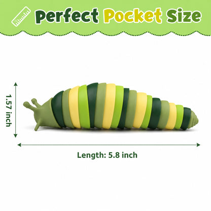 Flexible Slug Fidget Toy