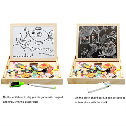 Magnetic Wooden Puzzle Board