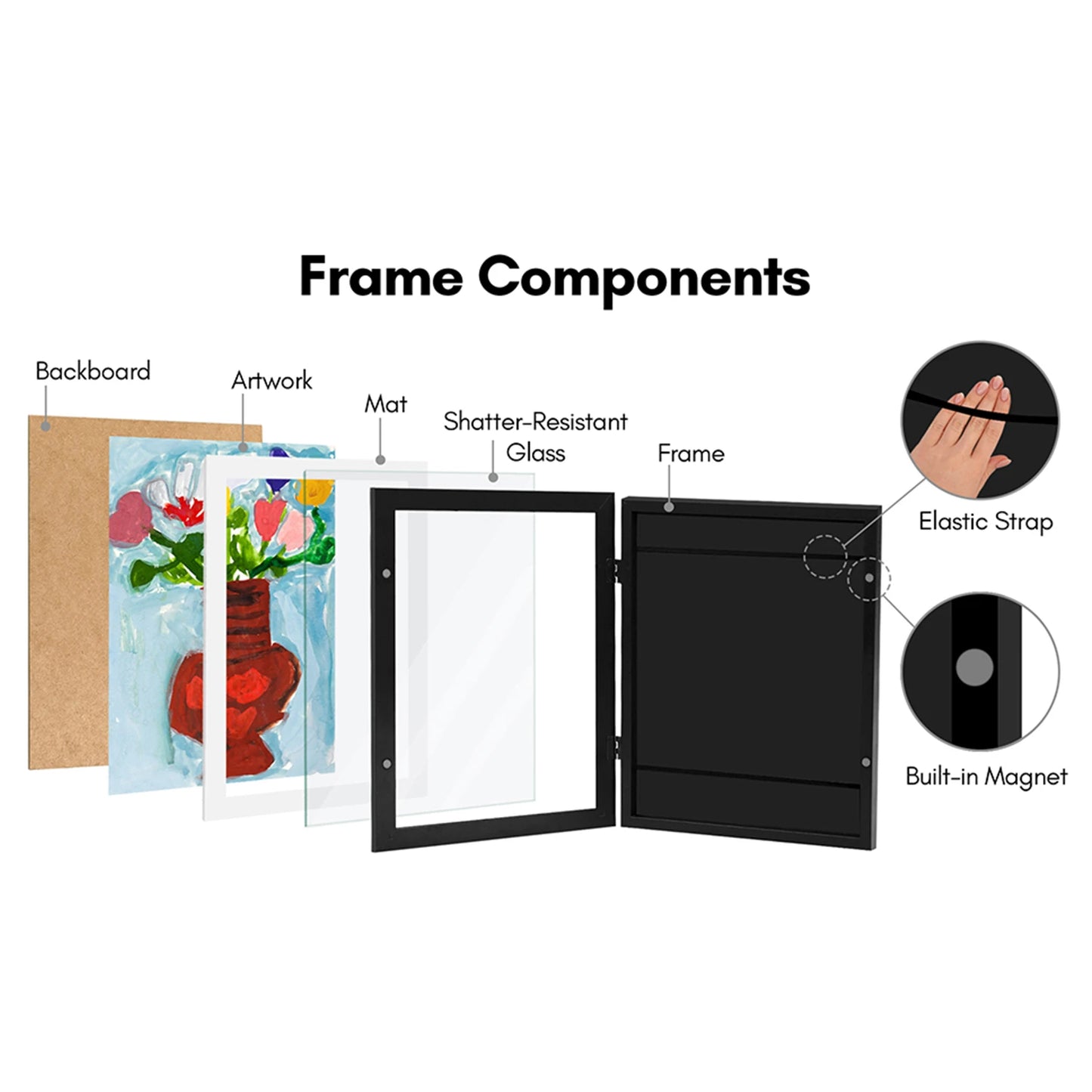 Kids Artwork Frame Changeable