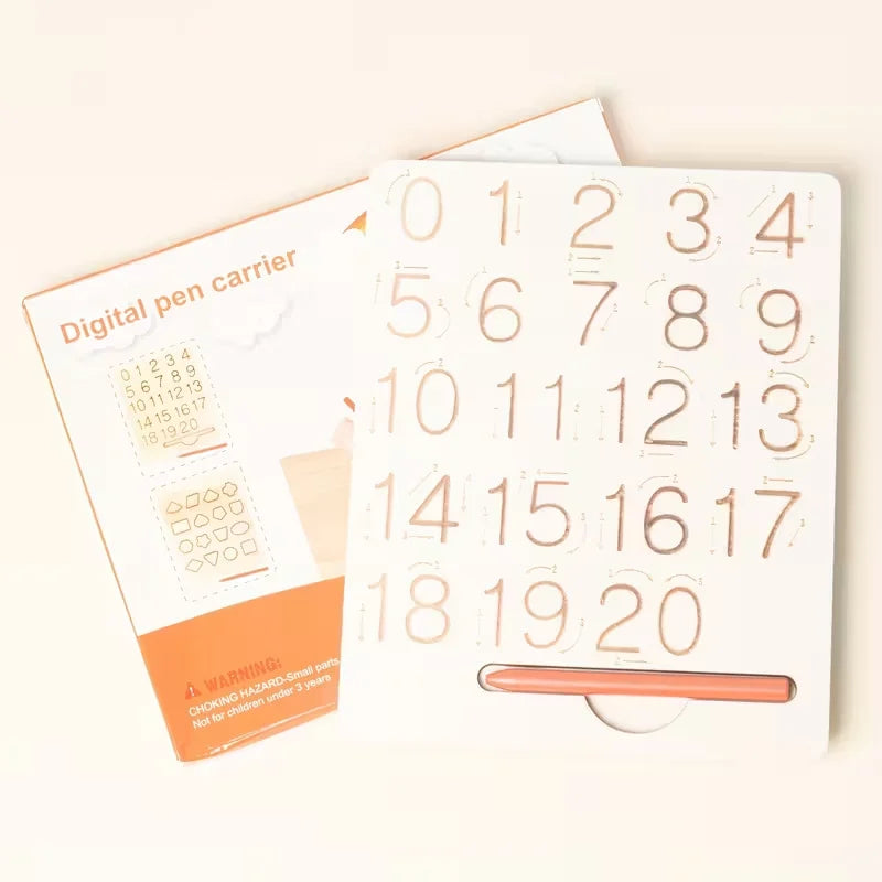 Wooden Alphabet Double Sided  Tracing Board