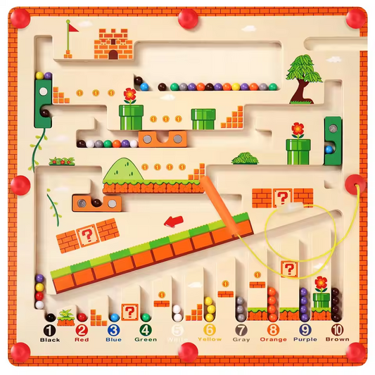 Montessori Magnetic Maze Board