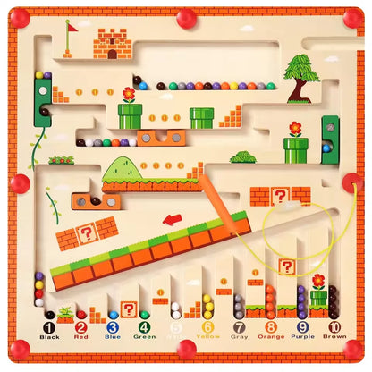 Montessori Magnetic Maze Board