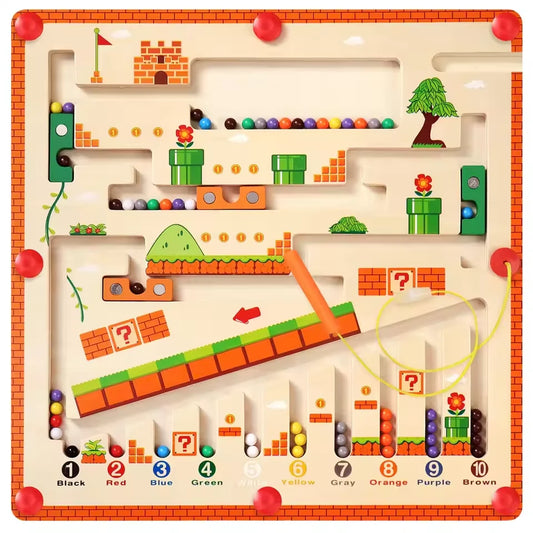 Montessori Magnetic Maze Board