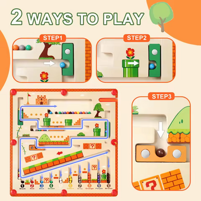Montessori Magnetic Maze Board