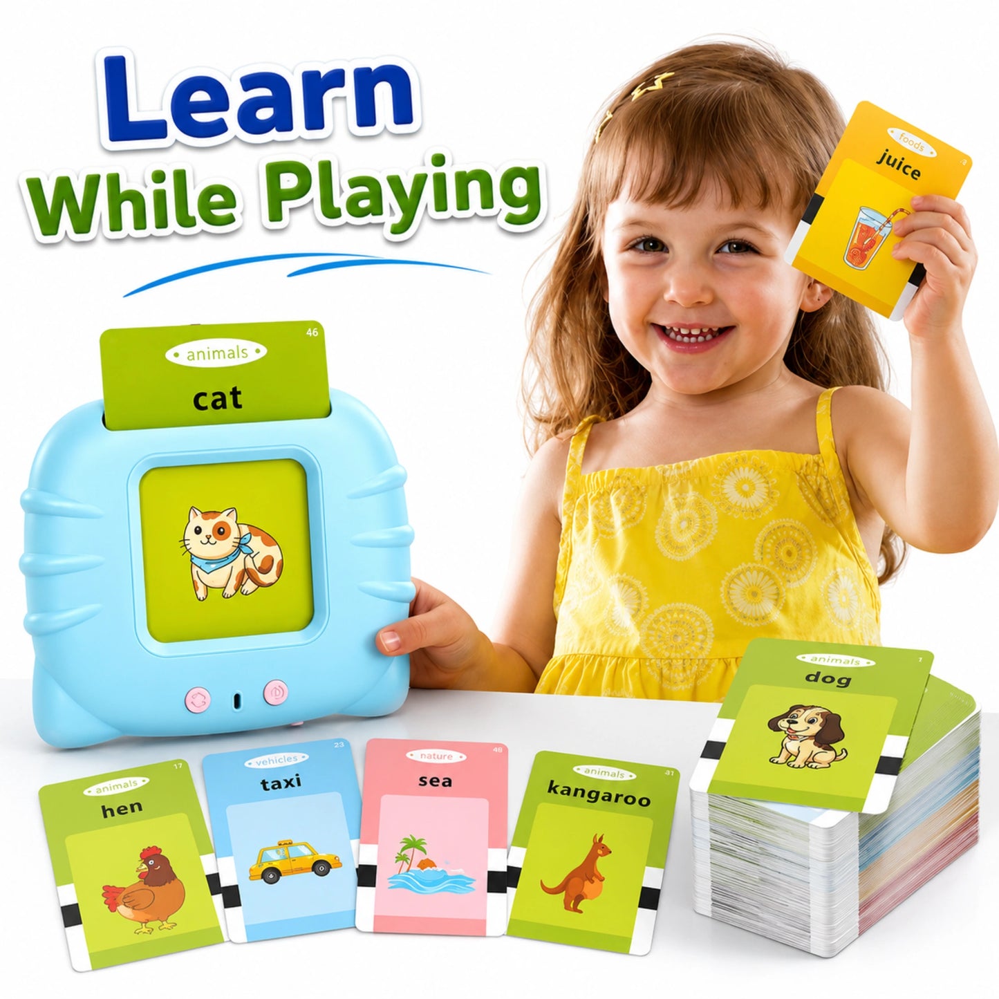 Interactive Talking Flash Card Reader