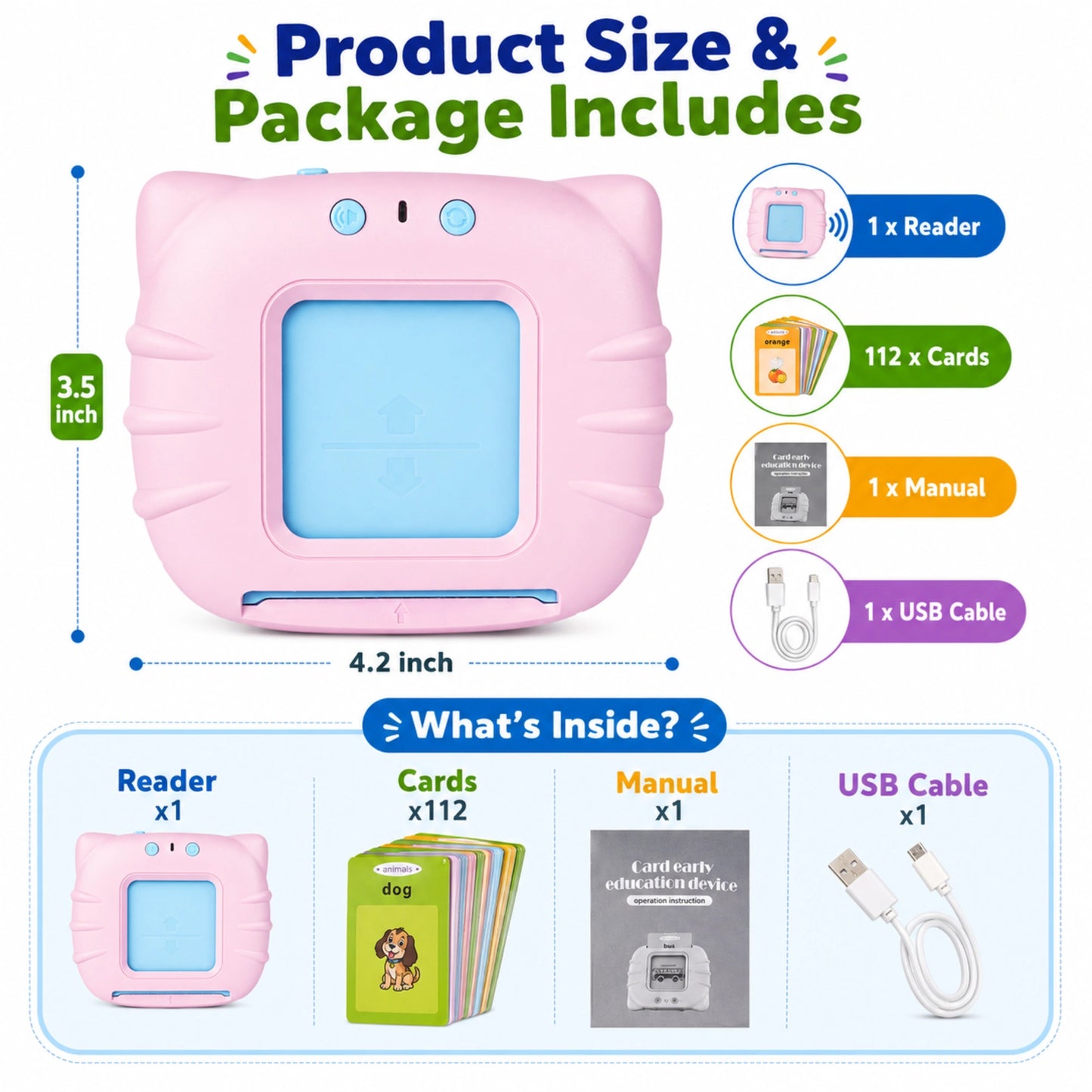 Interactive Talking Flash Card Reader