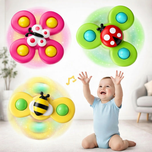 Baby Suction Spinner Toy