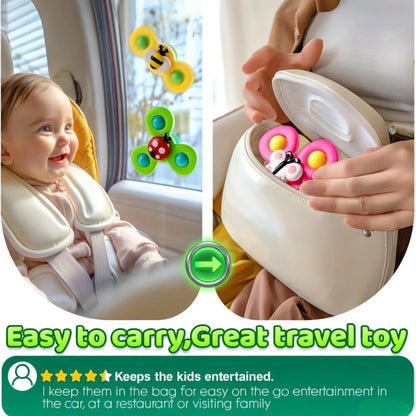 Baby Suction Spinner Toy