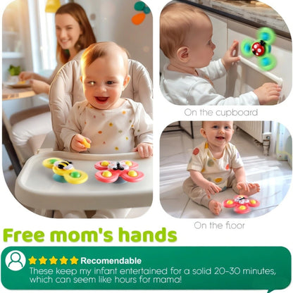 Baby Suction Spinner Toy