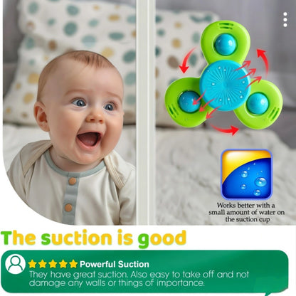 Baby Suction Spinner Toy