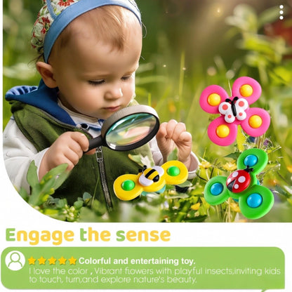 Baby Suction Spinner Toy