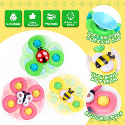 Baby Suction Spinner Toy
