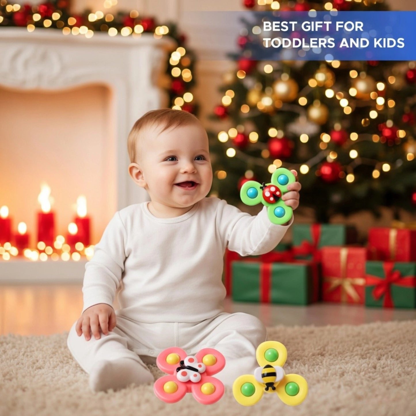 Baby Suction Spinner Toy