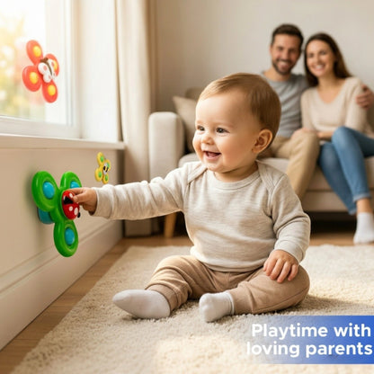 Baby Suction Spinner Toy