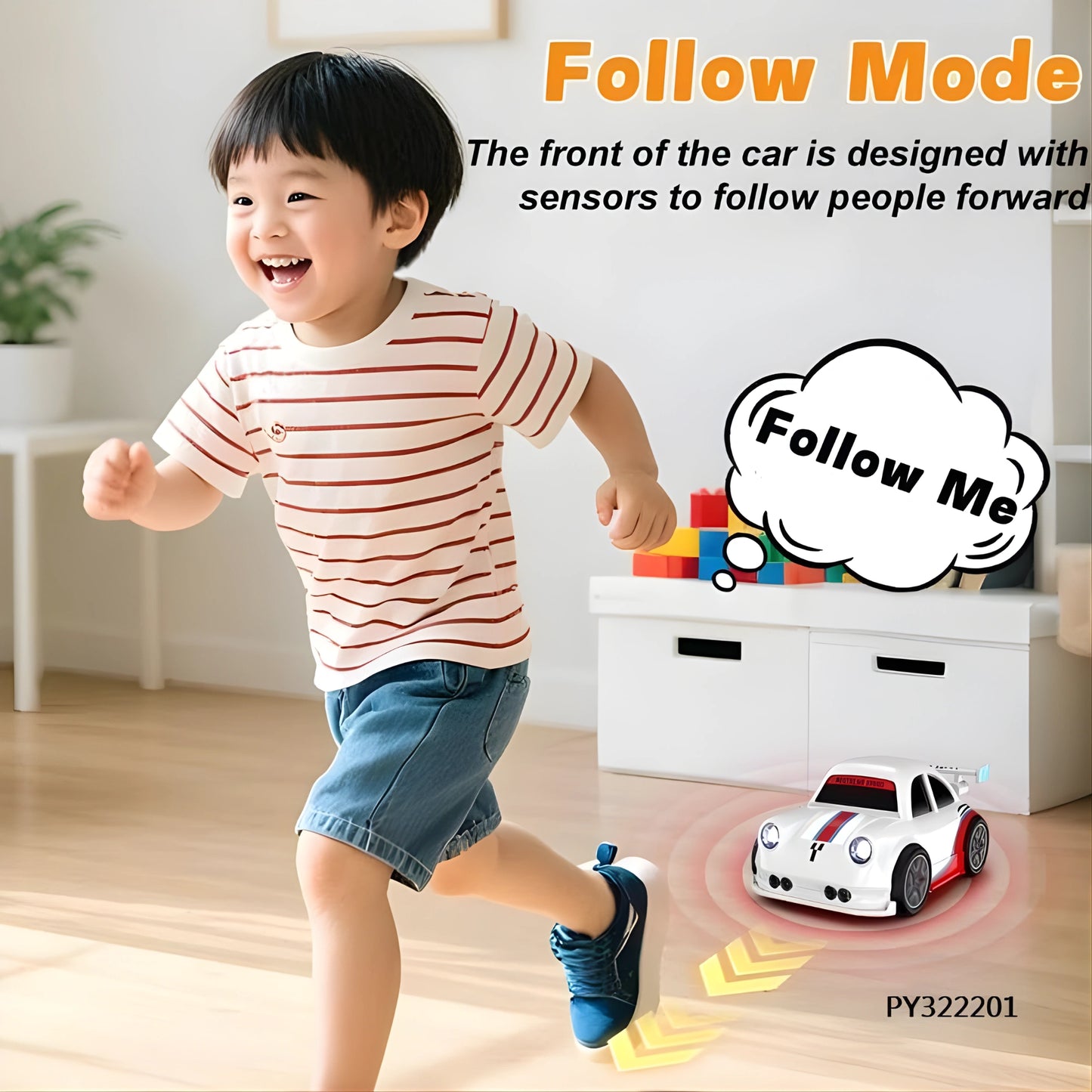 Mini RC Drift Car with Smart Sensor