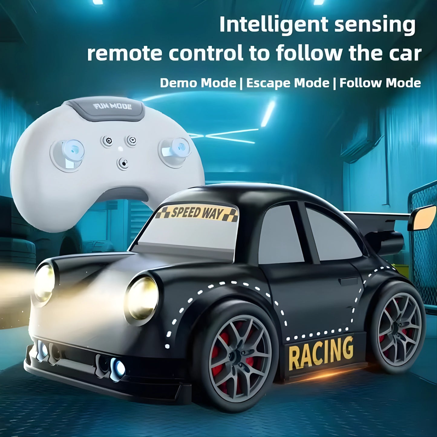 Mini RC Drift Car with Smart Sensor