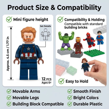 Avengers Super Hero Mini Figures Set