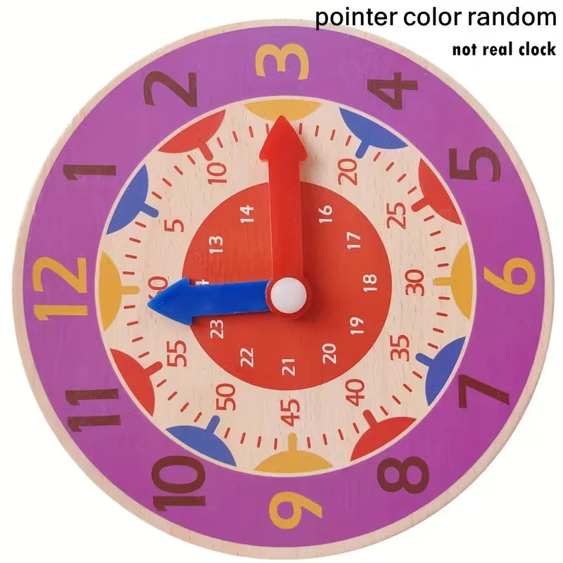 Wooden Educational Clock Toy for Kids