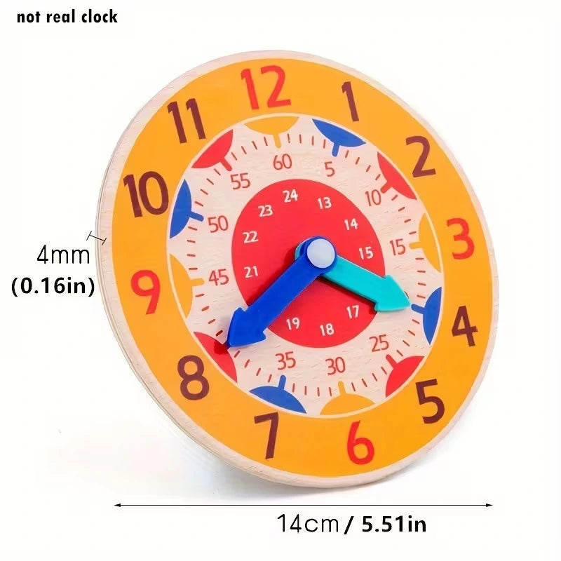 Wooden Educational Clock Toy for Kids
