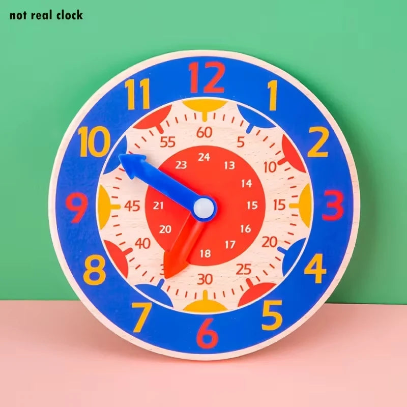 Wooden Educational Clock Toy for Kids