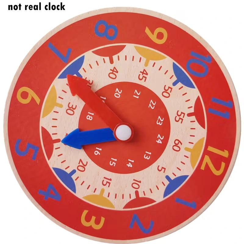 Wooden Educational Clock Toy for Kids