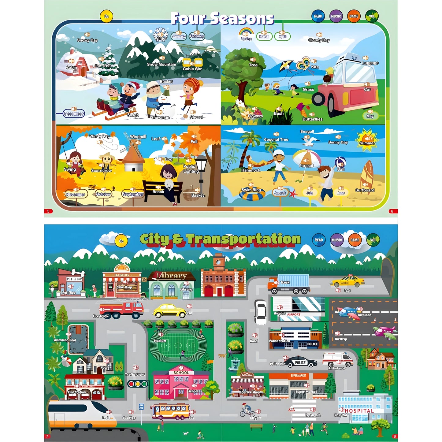 Learn & Play Interactive Talking Book