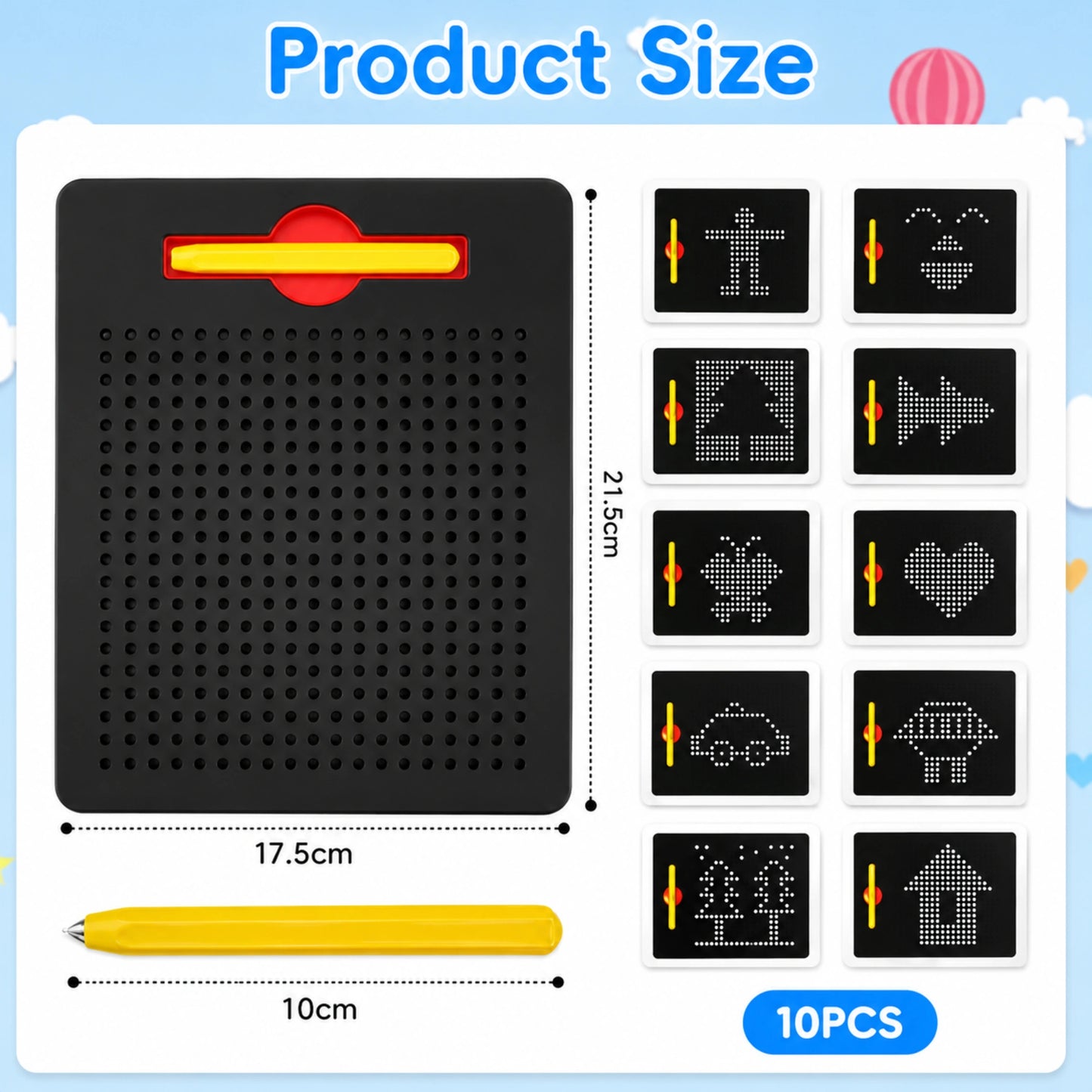 Mini MagPad Magnetic Drawing Board
